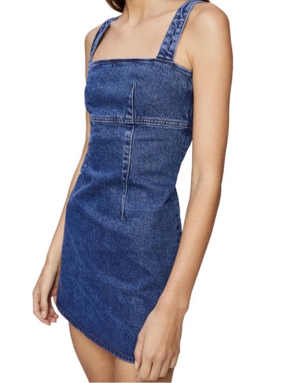 Reformation Blue Denim Dress